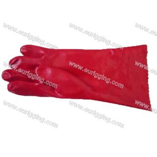 Oil resistant PVC gloves